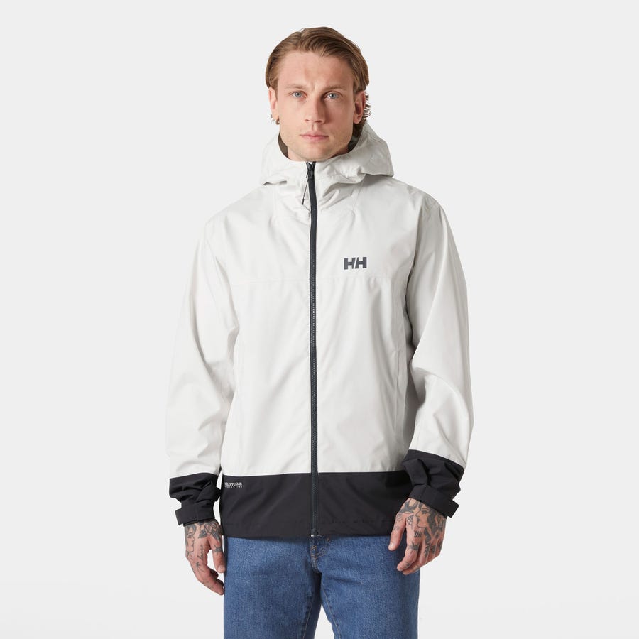 Men's Block Hooded Jacket