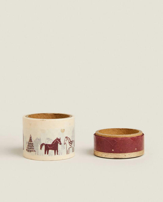 CHILDREN’S CHRISTMAS STICKY TAPE (PACK OF 2)