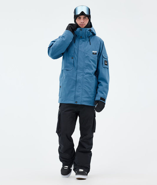 Snowboard Jacket For Men Blue Steel