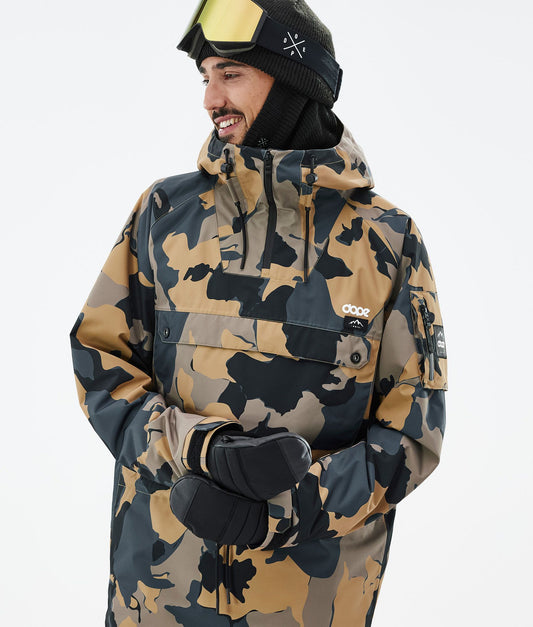 Snowboard Jacket For Men Walnut Camo