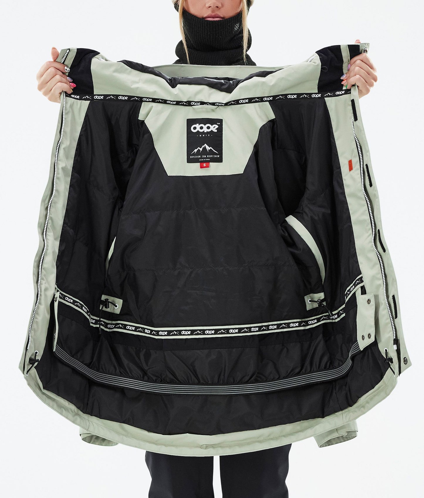 Snowboard Jacket For Women Soft Green