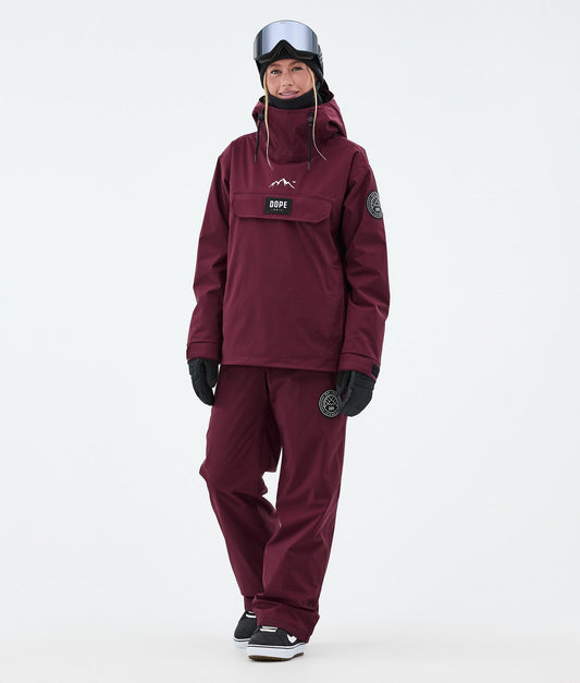 Snowboard Jacket For Women Burgundy
