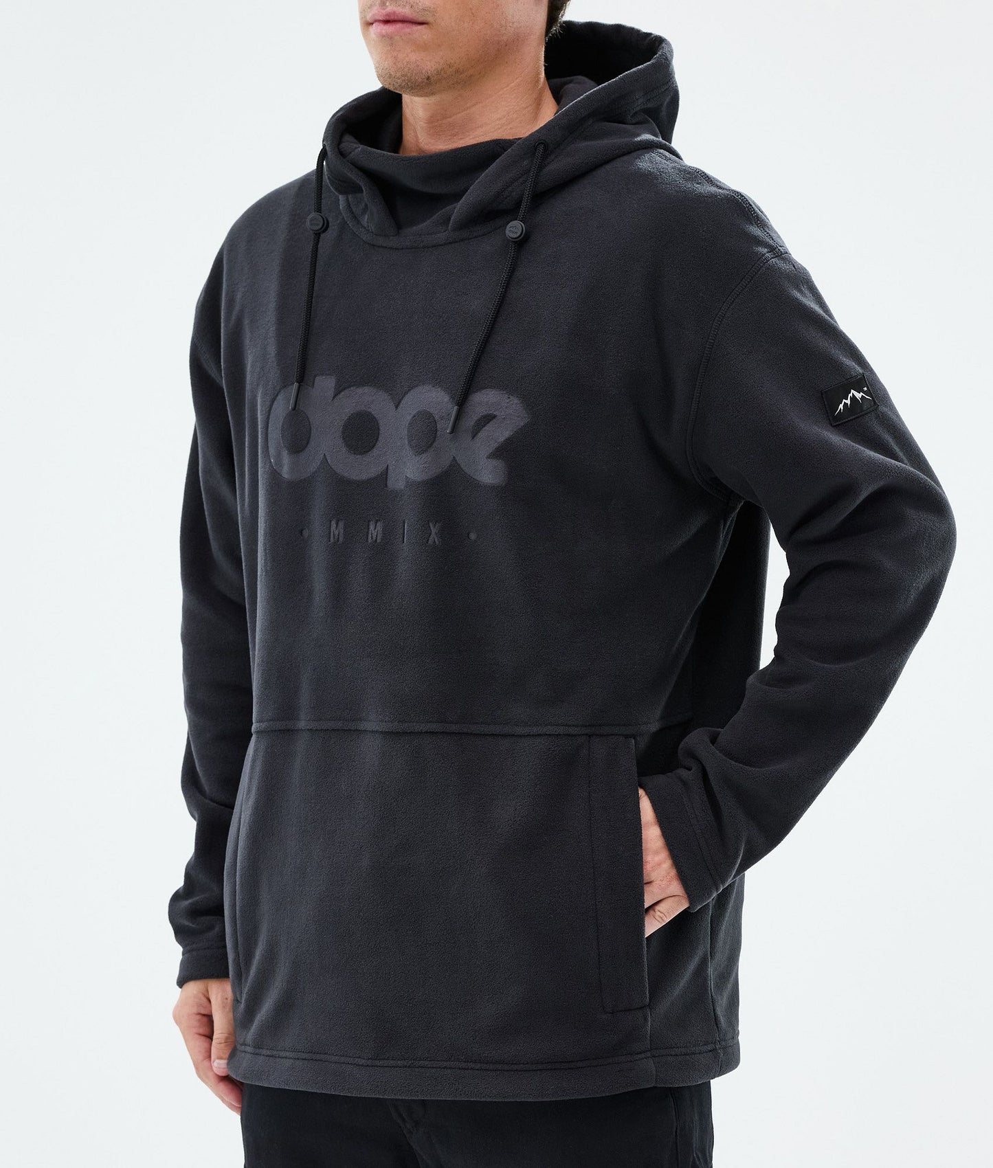 Fleece Hoodie For Men Black