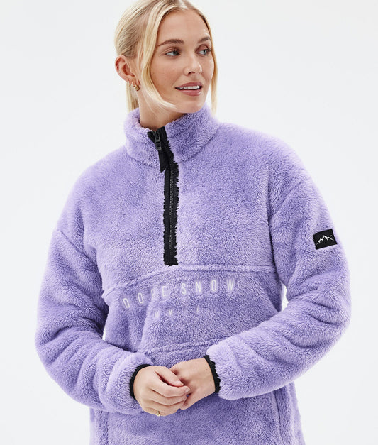 Fleece Sweater For Women Faded Violet