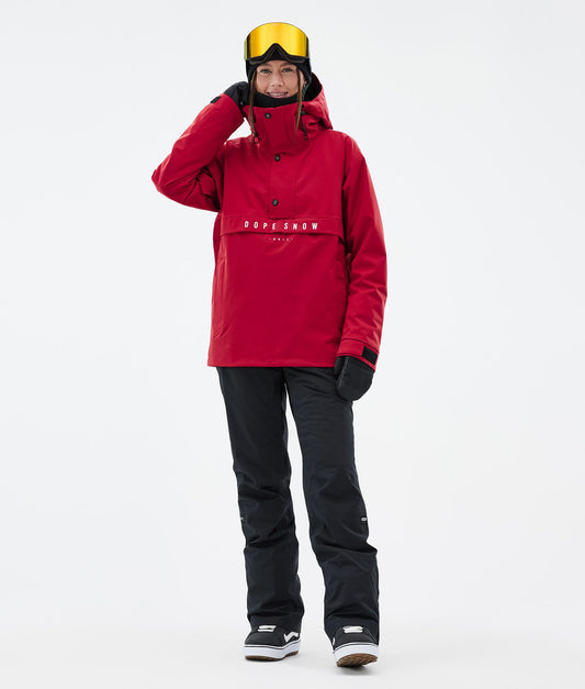 Snowboard Jacket For Women Deep Red