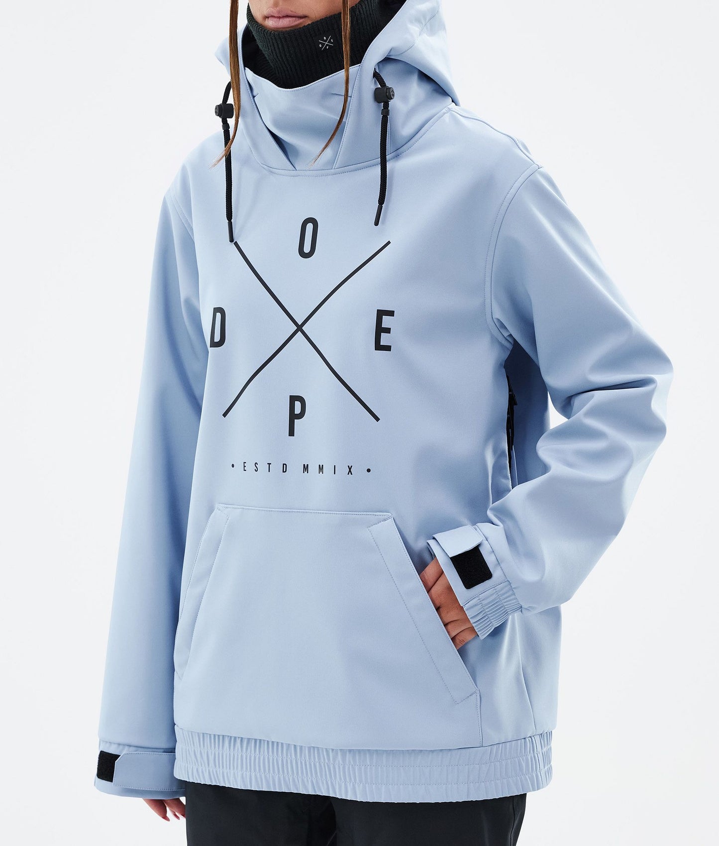 Snowboard Jacket For Women 2X-Up Light Blue