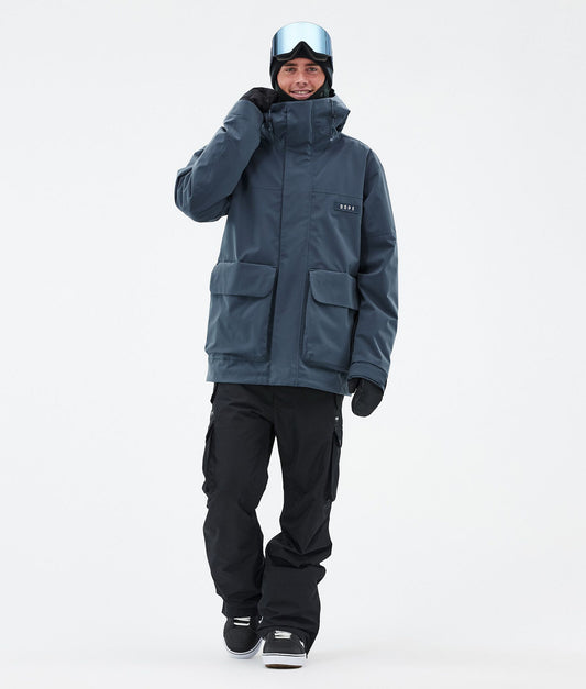 Snowboard Jacket For Men Metal Blue