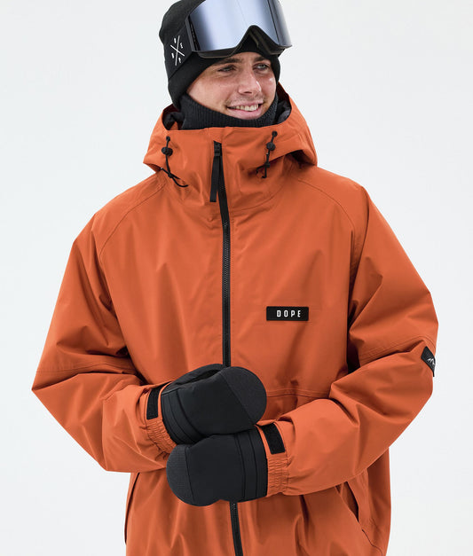 Snowboard Jacket For Men Burned Orange