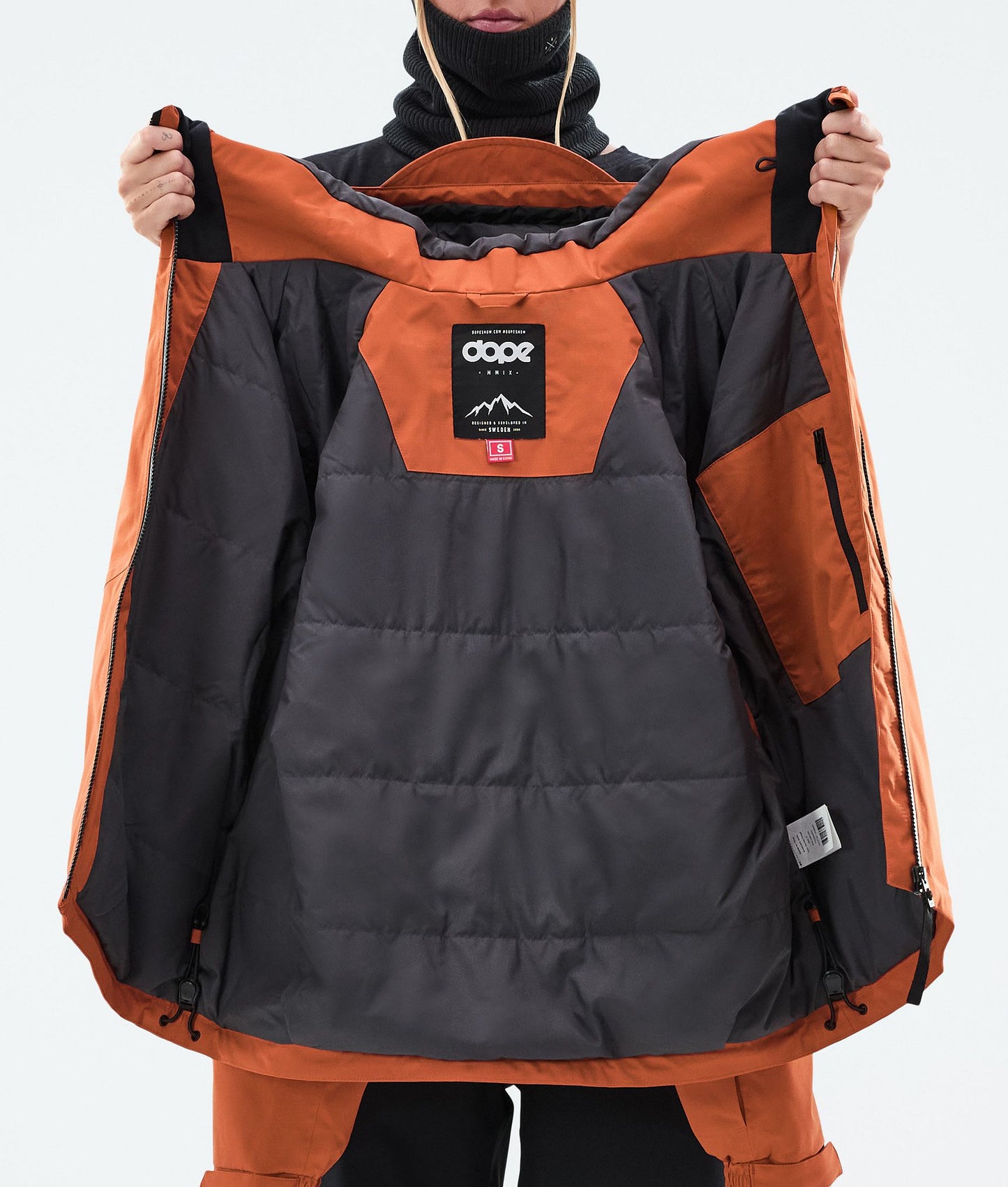 Snowboard Jacket For Women Burned Orange