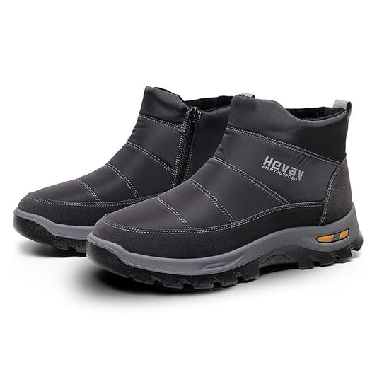 (Limited Time 49% Discount Event) Men's Orthopedic Arch Support Wide Toe Snow Boots Comfortable Waterproof Non-slip Warm Work Shoes