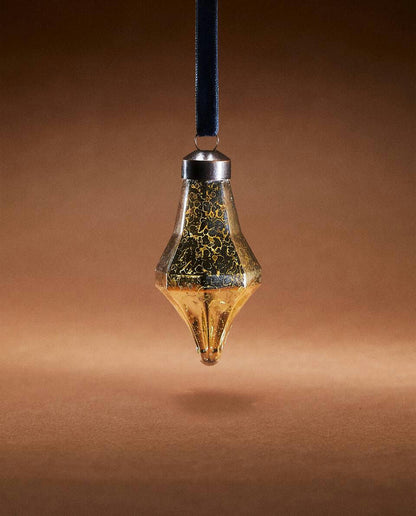 SHINY GLASS DIAMOND CHRISTMAS DECORATION