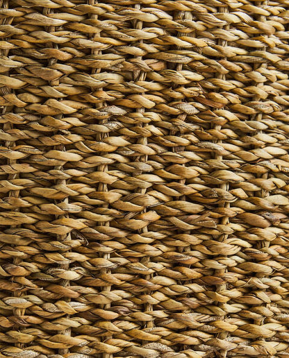 LARGE SEAGRASS BASKET WITH HANDLES