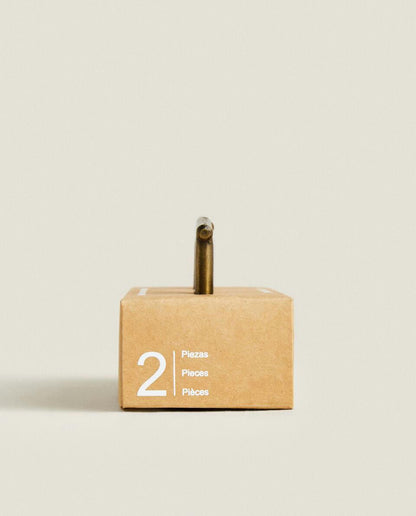 GOLD DOOR KNOB (PACK OF 2)