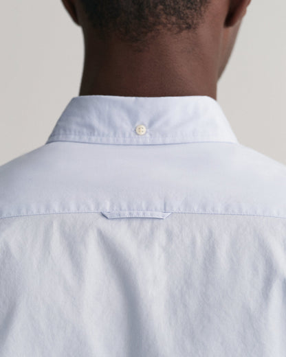 Men's Slim Fit Poplin Shirt - LIGHT BLUE