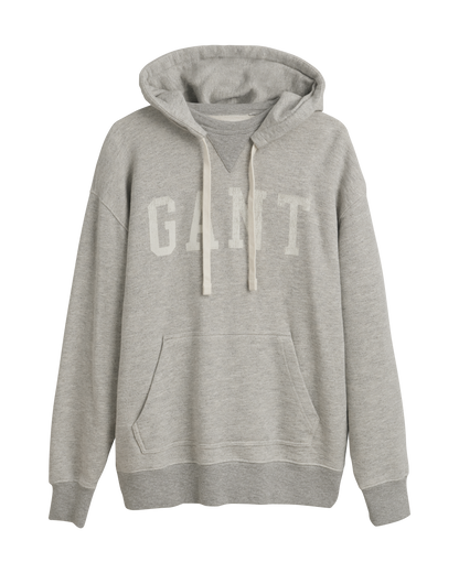 Men's Graphic Melange Hoodie - GREY MELANGE