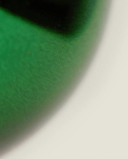 SPARKLY GLASS CHRISTMAS BAUBLE DECORATION