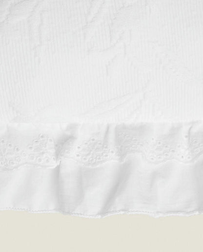 RUFFLE CUSHION COVER