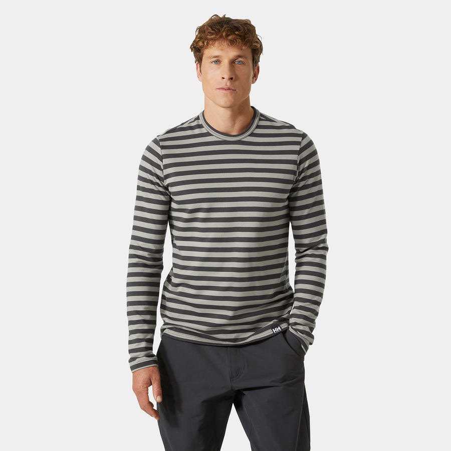 Men's Arctic Ocean Long-Sleeve Cotton T-Shirt