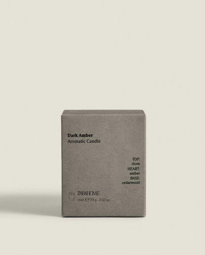 DARK AMBER SCENTED CANDLES