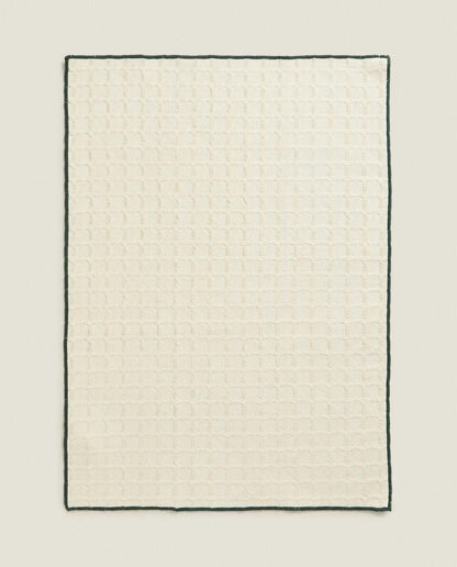 PACK OF WAFFLE COTTON CHRISTMAS TEA TOWELS (PACK OF 2)