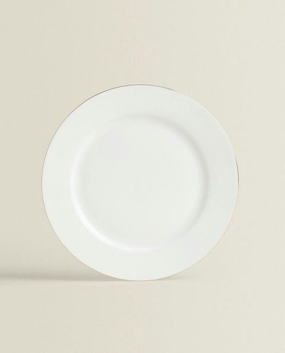 BONE CHINA TABLEWARE WITH GOLDEN RIM