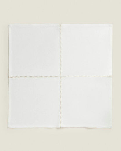 PACK OF CHRISTMAS CHAIN LINEN NAPKINS (PACK OF 2)