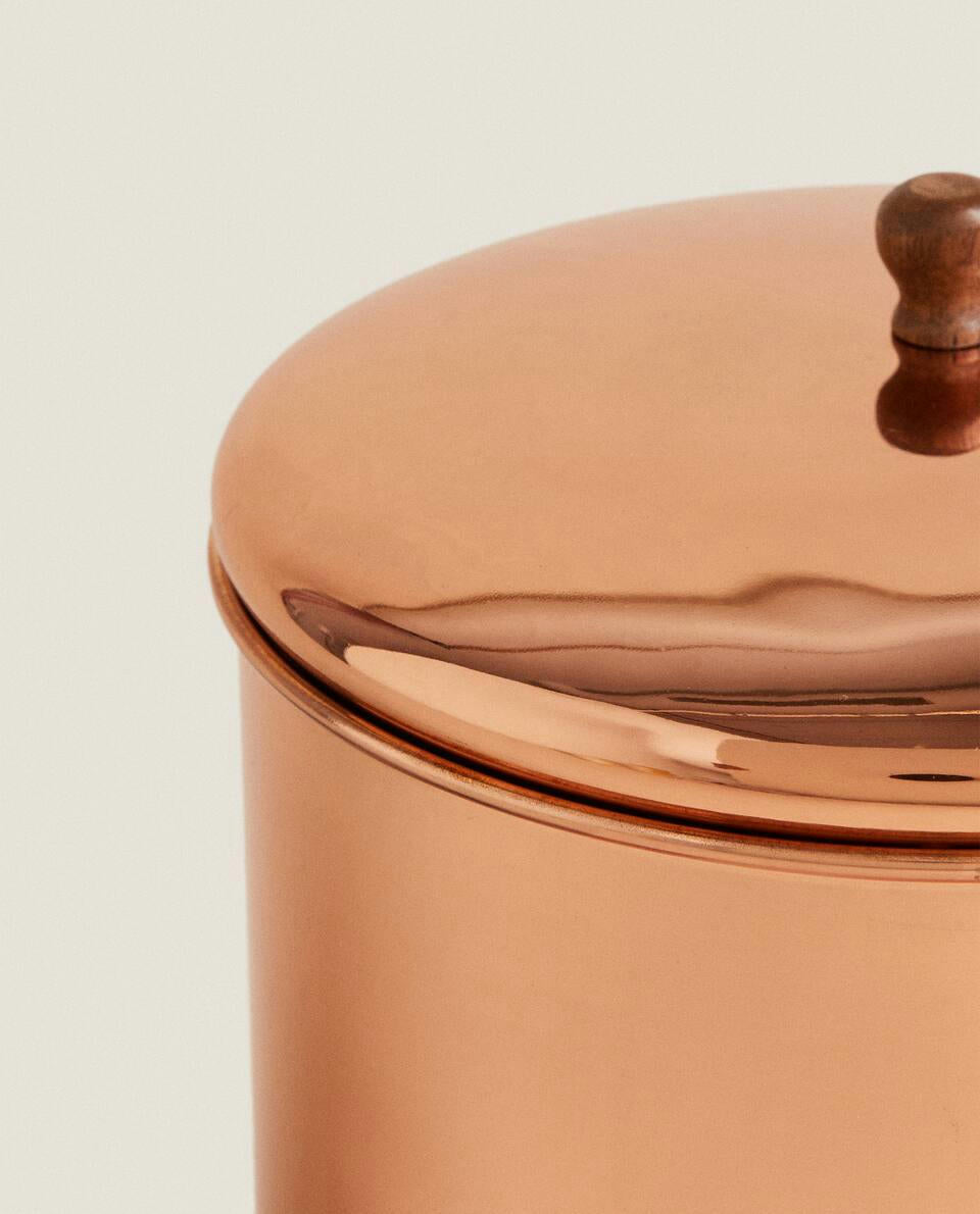 COPPER STORAGE JAR