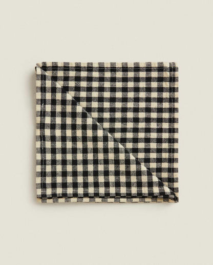 GINGHAM CHECK NAPKIN