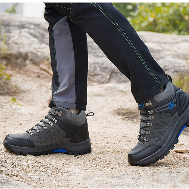 (⏰BLACK FRIDAY SPECIAL-70%OFF)Men's Mountaineering Orthopedic Ankle Support Hiking Boots Waterproof Non-Slip Wide Toe Tactical Boots