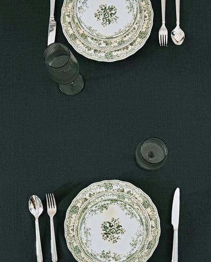 HEMSTITCHED CHRISTMAS TABLECLOTH