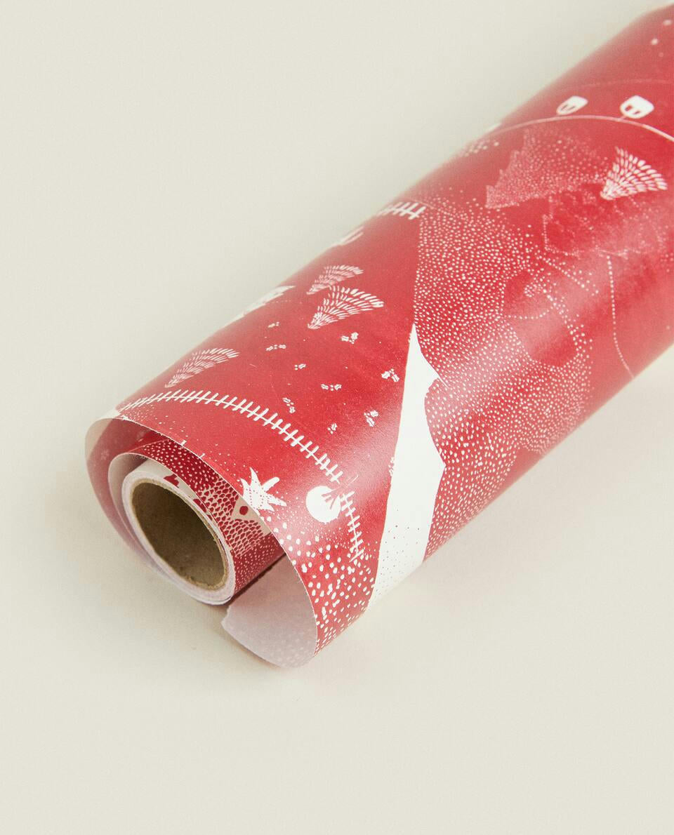 CHRISTMAS LANDSCAPE WRAPPING PAPER