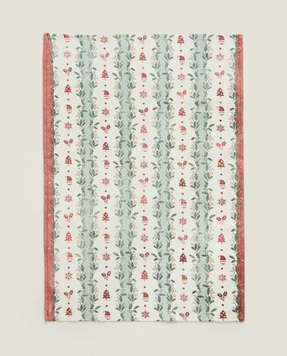 PACK OF COTTON CHRISTMAS TEA TOWELS (PACK OF 2)