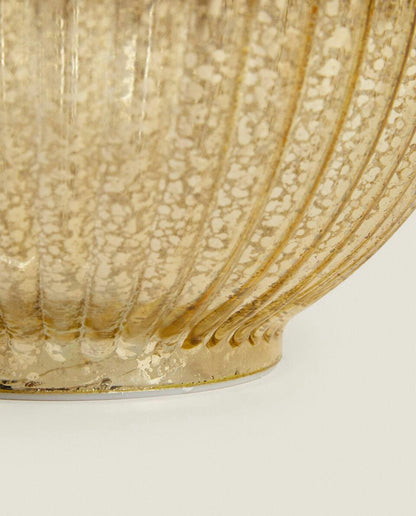 STRIPED CHRISTMAS BAUBLE LED LIGHT DECORATION