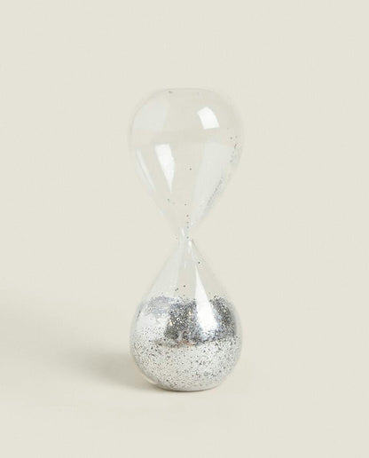 CHRISTMAS GLITTER HOURGLASS