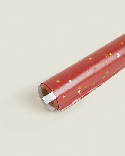 CHRISTMAS STAR WRAPPING PAPER
