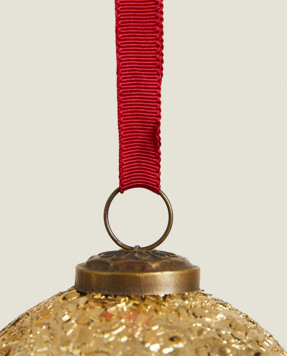 SHINY CHRISTMAS BAUBLE DECORATION