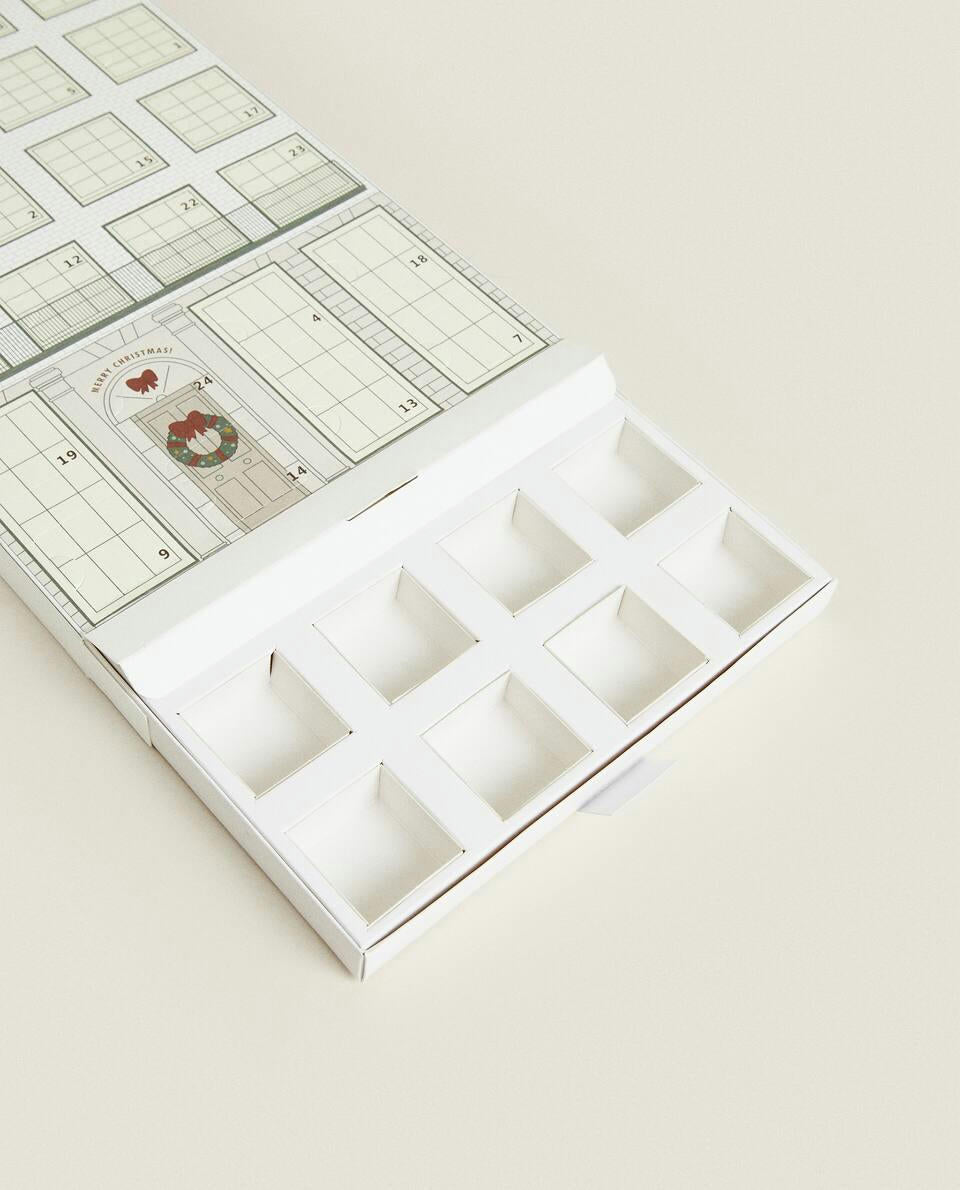 CHRISTMAS CHOCOLATE MOULD ADVENT CALENDAR