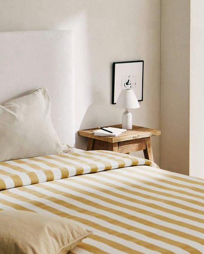 STRIPED DUVET COVER