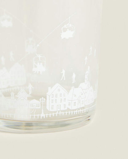 CHRISTMAS SKI SLOPE TRANSFER TUMBLER