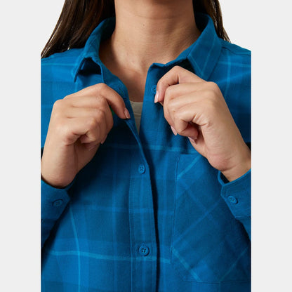Women's Lokka Organic Flannel Long Sleeve Shirt