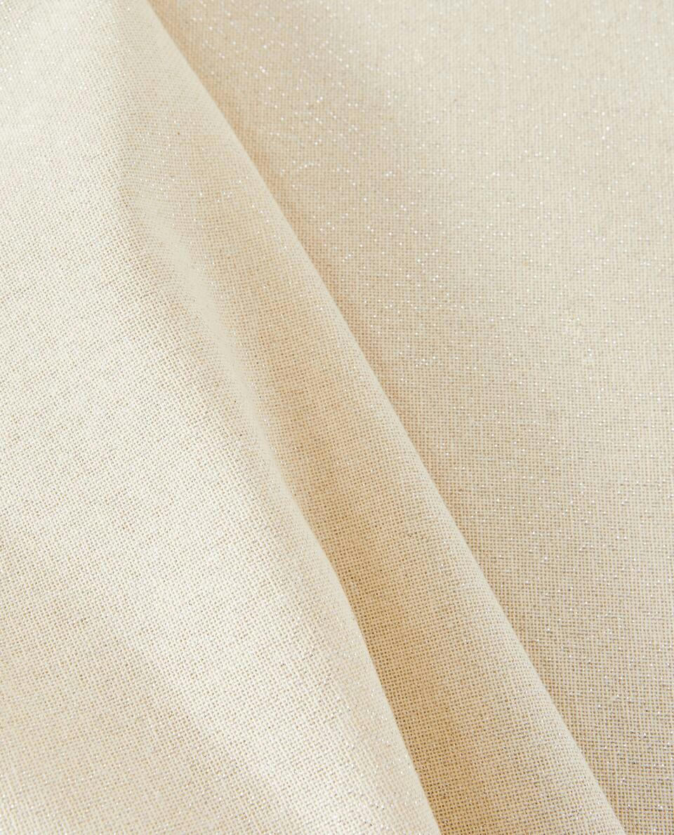 CHRISTMAS GLITTERY COTTON TABLECLOTH