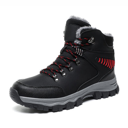 (Limited Time Event 49% OFF) Men’s Winter Waterproof and Cold Warm Snow Boots Orthopedic Arch Support Wide Toe Work Boots