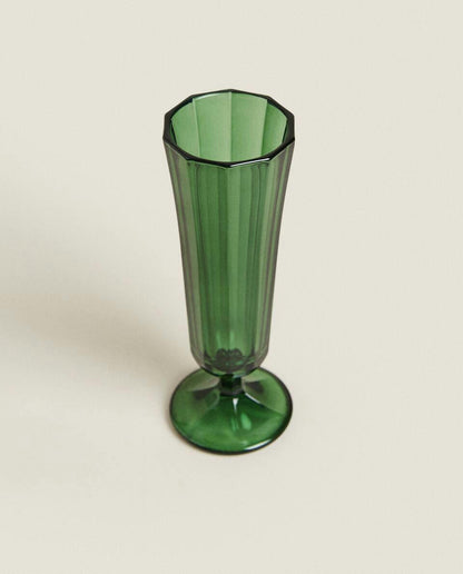 FACETED GLASSWARE SET