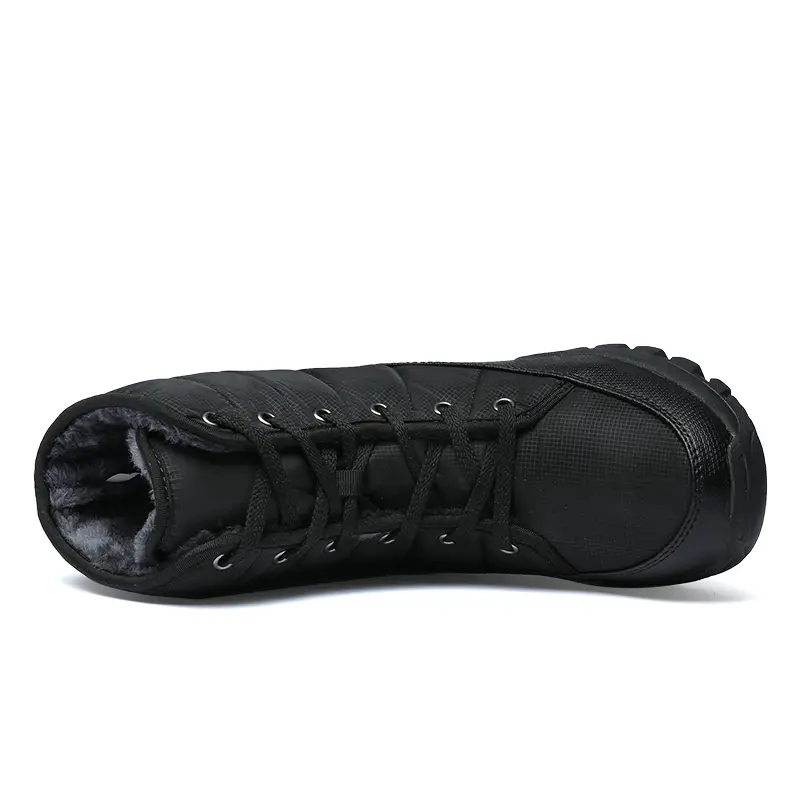 (Limited Time 70% Discount Event) Men's 2024 Winter New Ankle Support Wide Toe Snow Boots Orthopedic Arch Support Warm Anti-puncture Waterproof Non-slip Hiking Boots