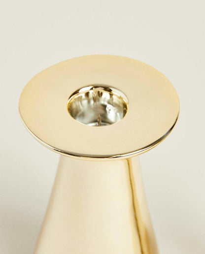 GEOMETRIC PORCELAIN CHRISTMAS CANDLESTICK