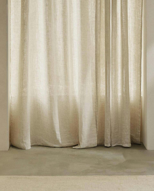 DOUBLE-FACED LINEN CURTAIN