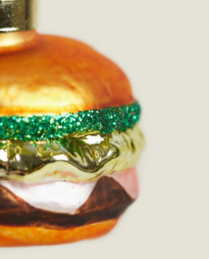 PACK OF CHRISTMAS FAST FOOD DECORATIONS (PACK OF 6)