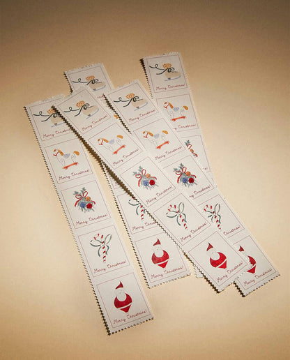 PACK OF CHILDREN’S CHRISTMAS ADHESIVE STAMPS (PACK OF 25)