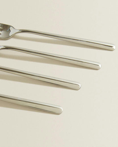 BOX OF 4 SHINY STEEL FORKS