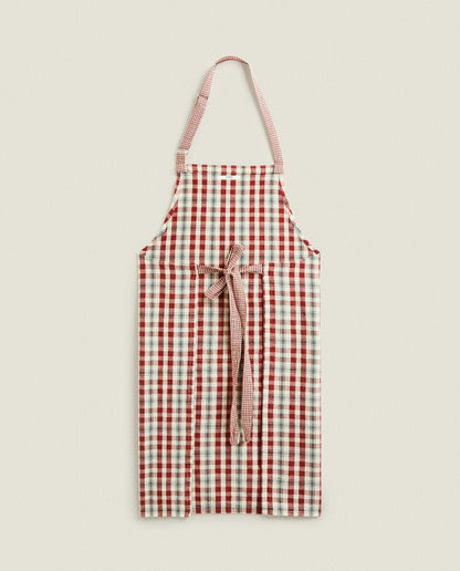 CHRISTMAS CHECK APRON